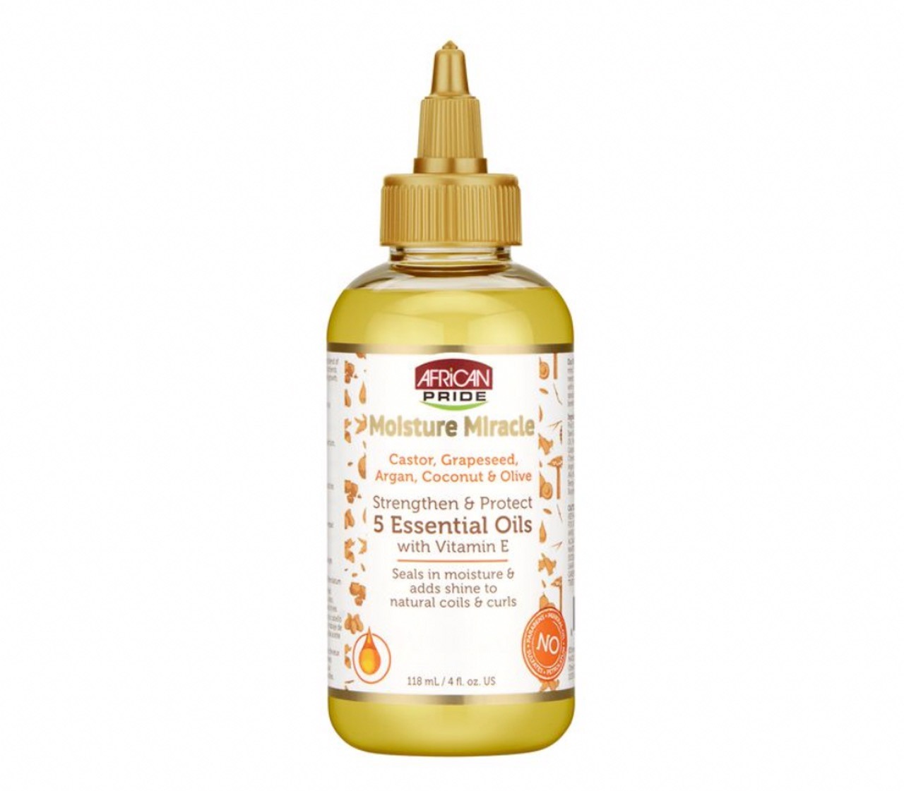 African Pride Moisture Miracle 5 Essential Oil 118ml