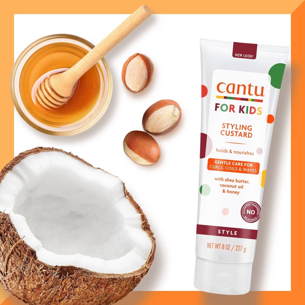 Cantu Care For Kids_ Styling Custard – 8oz – vista 2