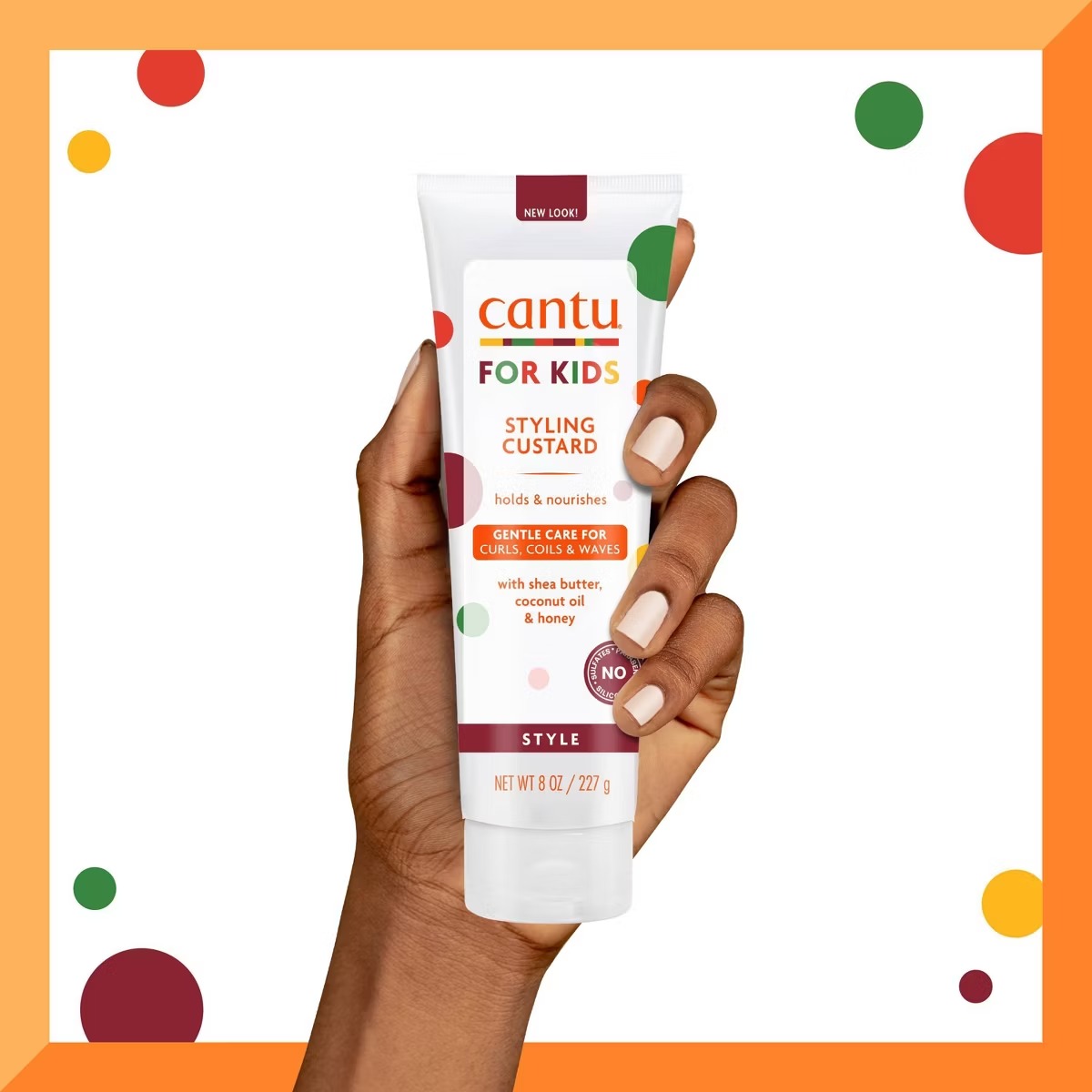 Cantu Care For Kids_ Styling Custard – 8oz – vista 3