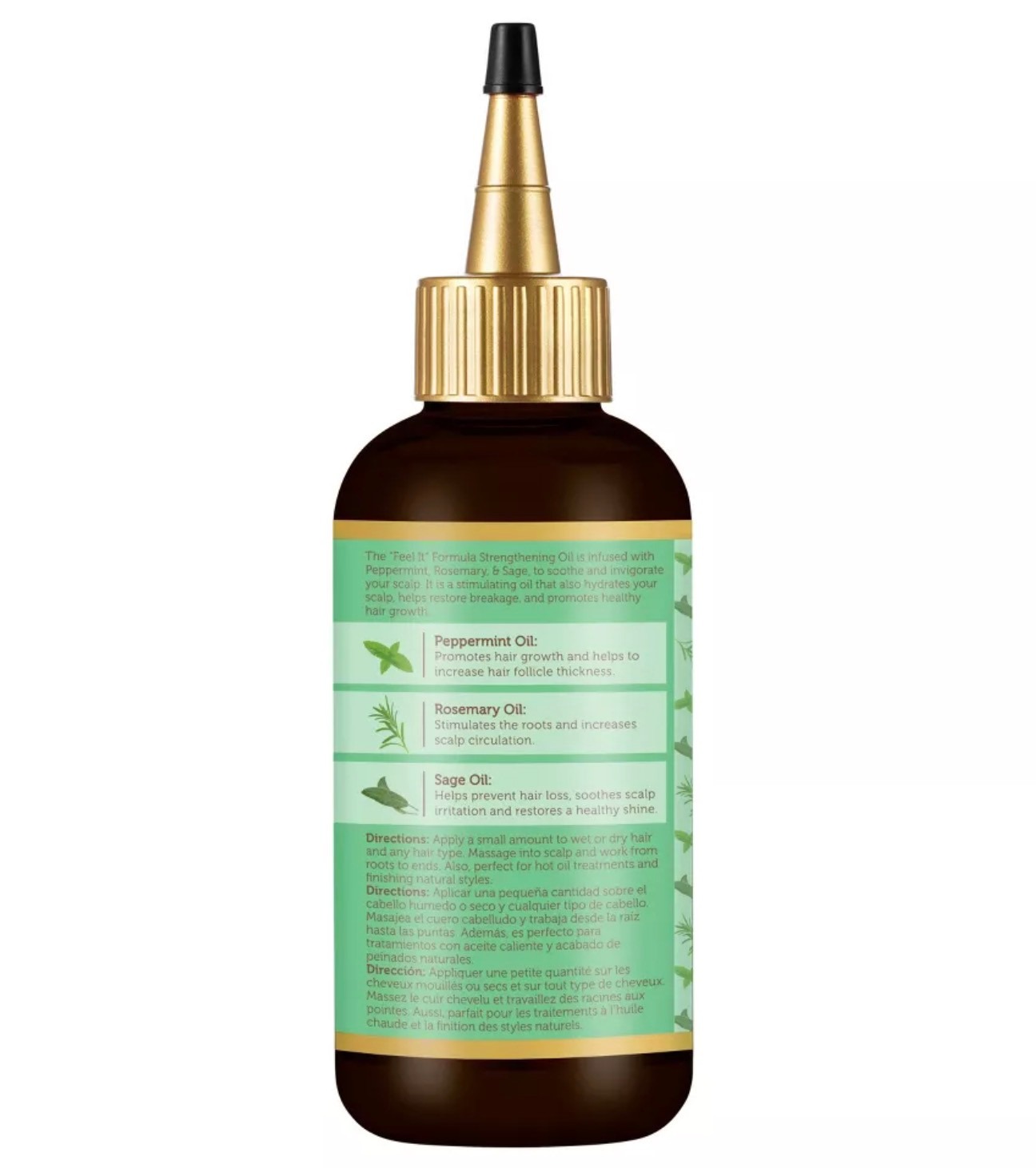 African Pride Feel It Formula Strengthening Oil Hair Treatment (4oz) – vista 2