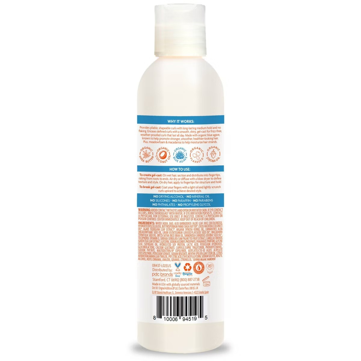 Cantu Weightless Smooth + Hold Gel Curl Enhancer – 10 fl oz – vista 2