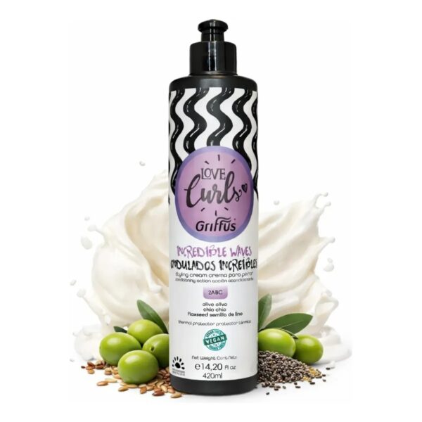 Crema de Peinar ondas incleibles 420 ml de Griffus