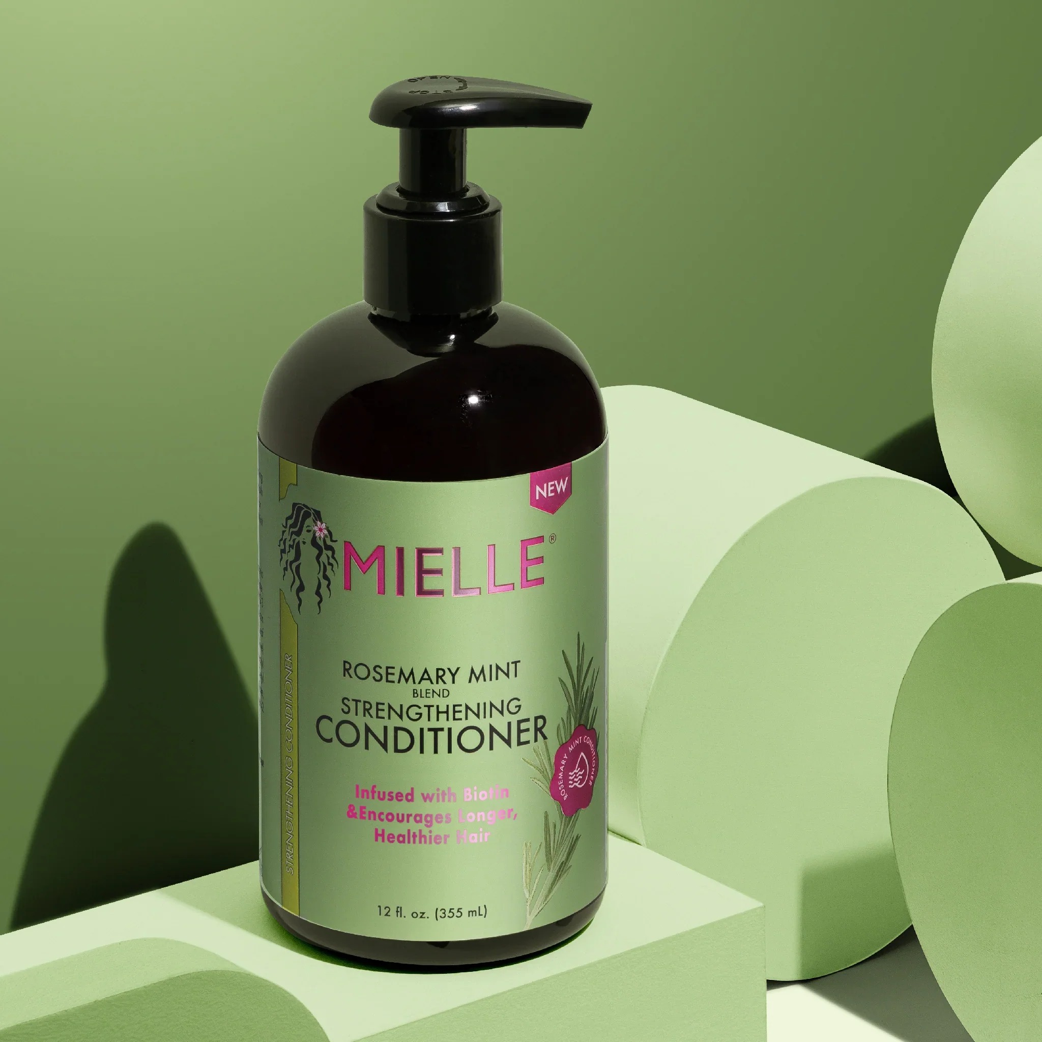Rosemary Mint Strengthening Conditioner – 355ml de Mielle Naturals