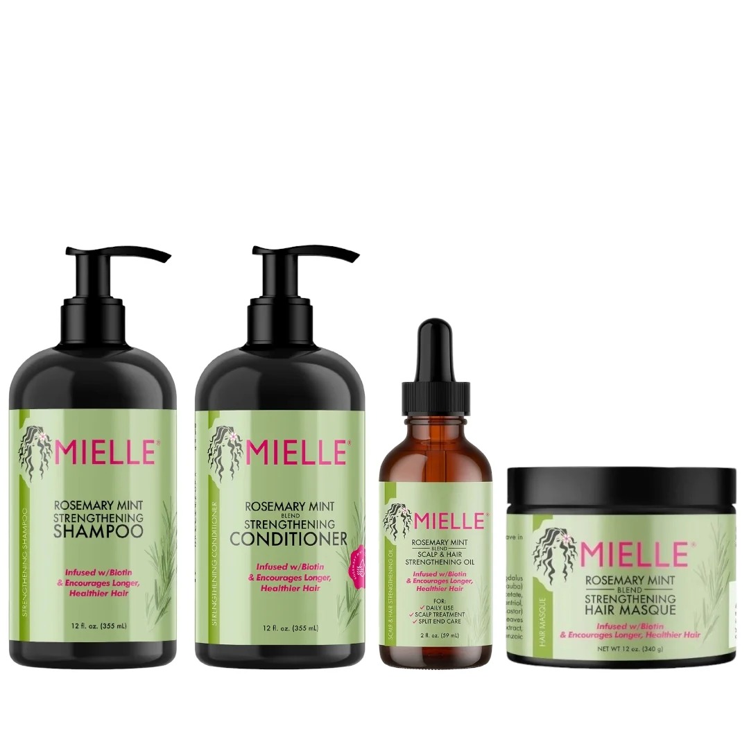 Rosemary Mint Strengthening Conditioner – 355ml de Mielle Naturals – vista 3