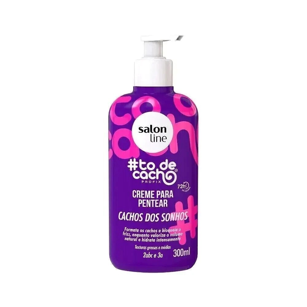 Crema de Peinar Cachos Dos Sonhos #Todecacho 300ml – Salon Line – vista 2