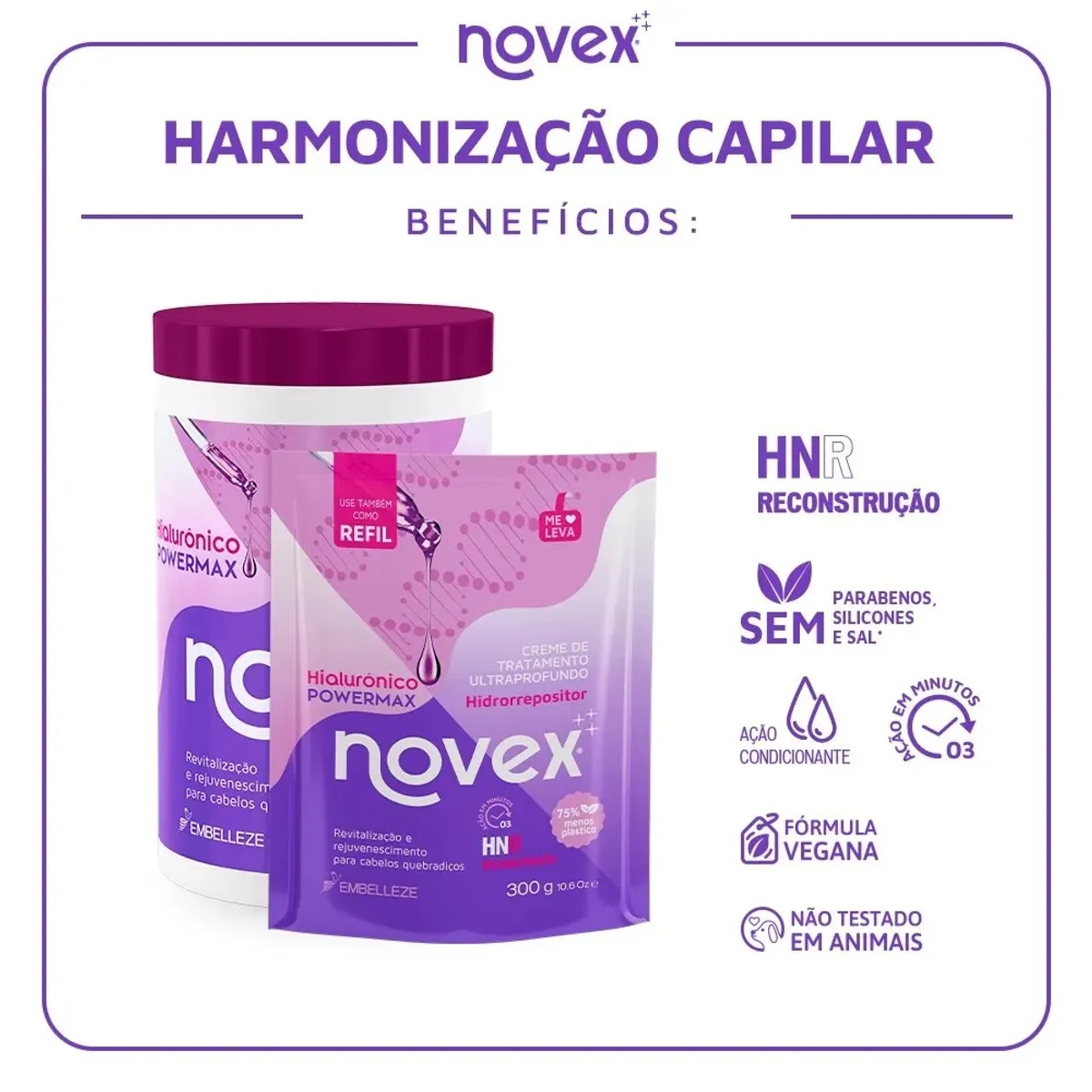 Crema De Tratamiento Hialuronico PowerMax 1kg de Novex