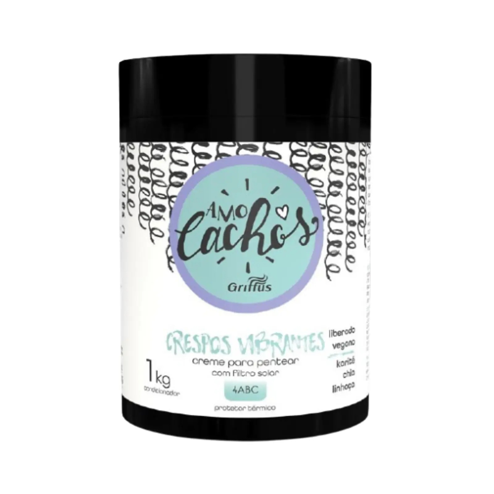 Crema para Peina Crespos Vibrantes Love Curls 1k de Griffus