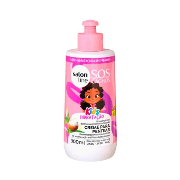 Crema de Peinar Hidratación Kids S.O.S Cachos 300ml de Line