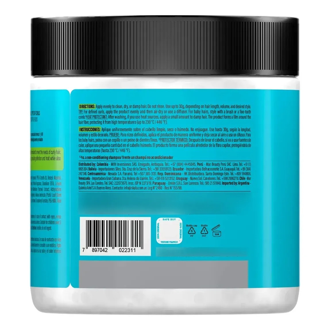 Gelatina Capilar Skala Fruitastic Mais Cacho 550g – vista 2