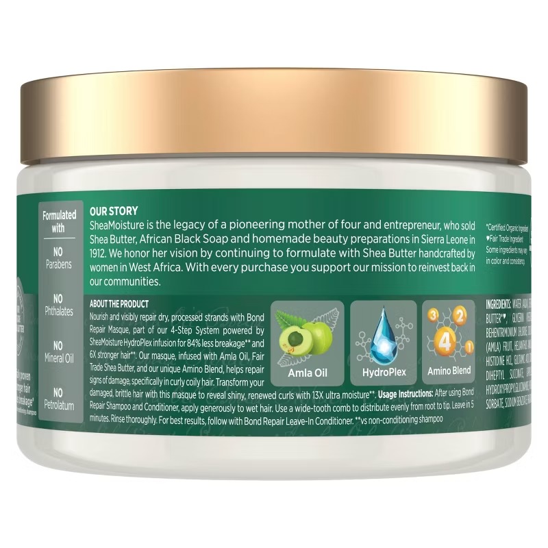 Shea Moisture Bond Repair Hair MasquE – vista 2