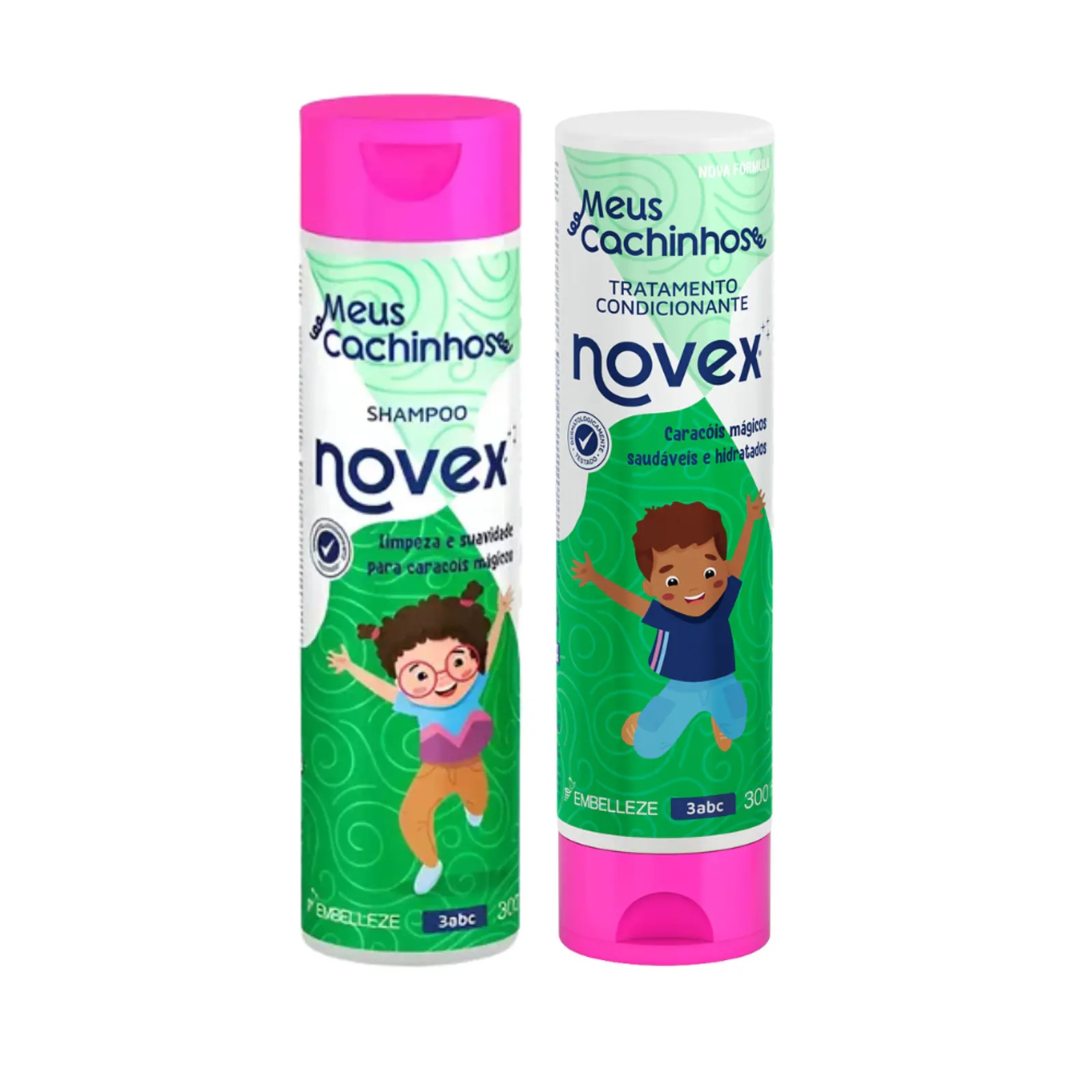 Kit Shampoo y Acondicionador Meus Cachinhos Niños 300ml de Novex – vista 2