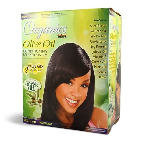 Africa_s Best Organics Olive Oil Conditioning Relaxer System 2 Value Pack Regular de Africa's Best