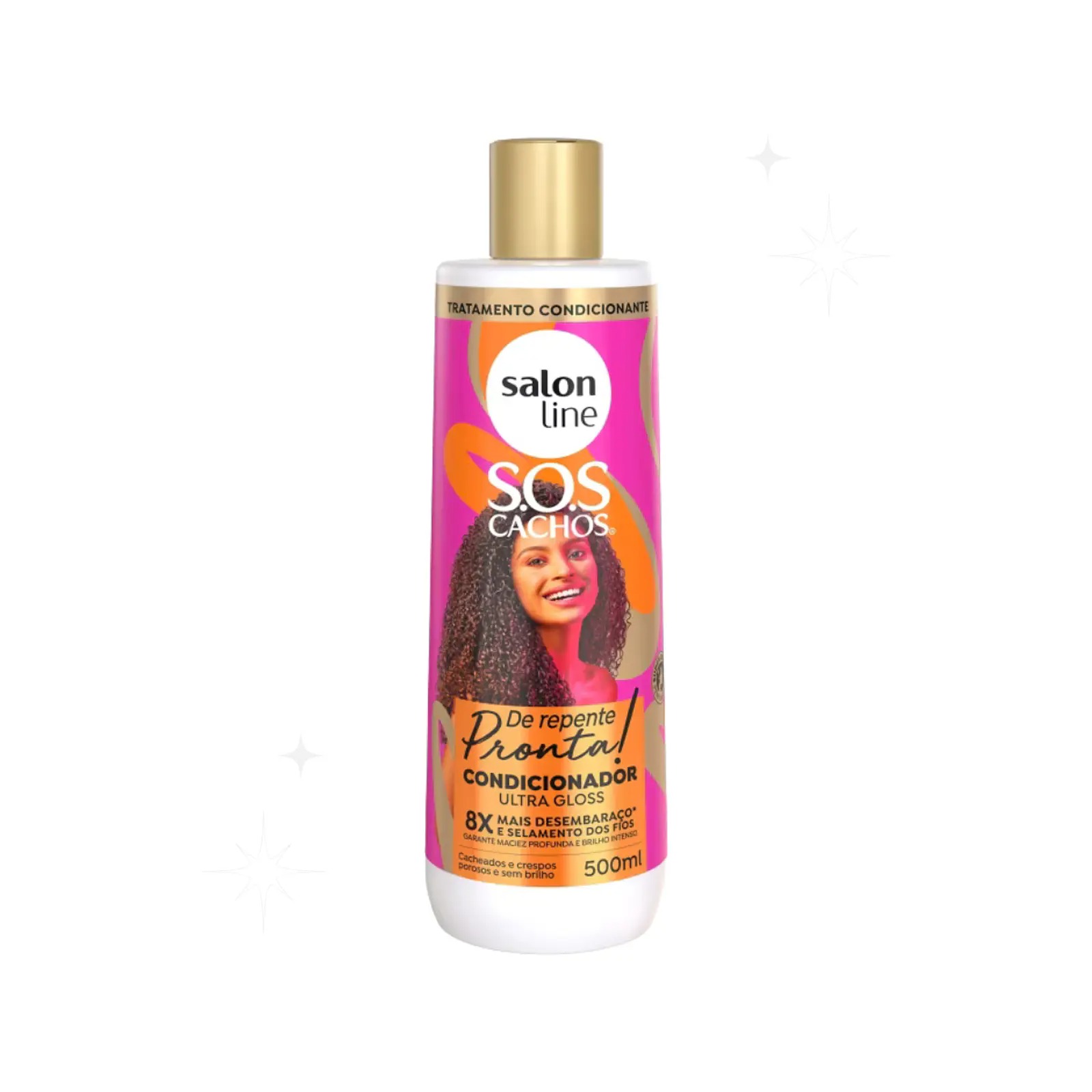 Acondicionador SOS Cachos Ultra Gloss 500ml de Line
