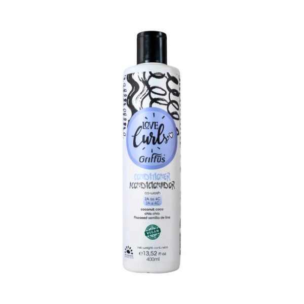 Acondicionador Amo Cachos Love Curls co-wash 400ml de Griffus