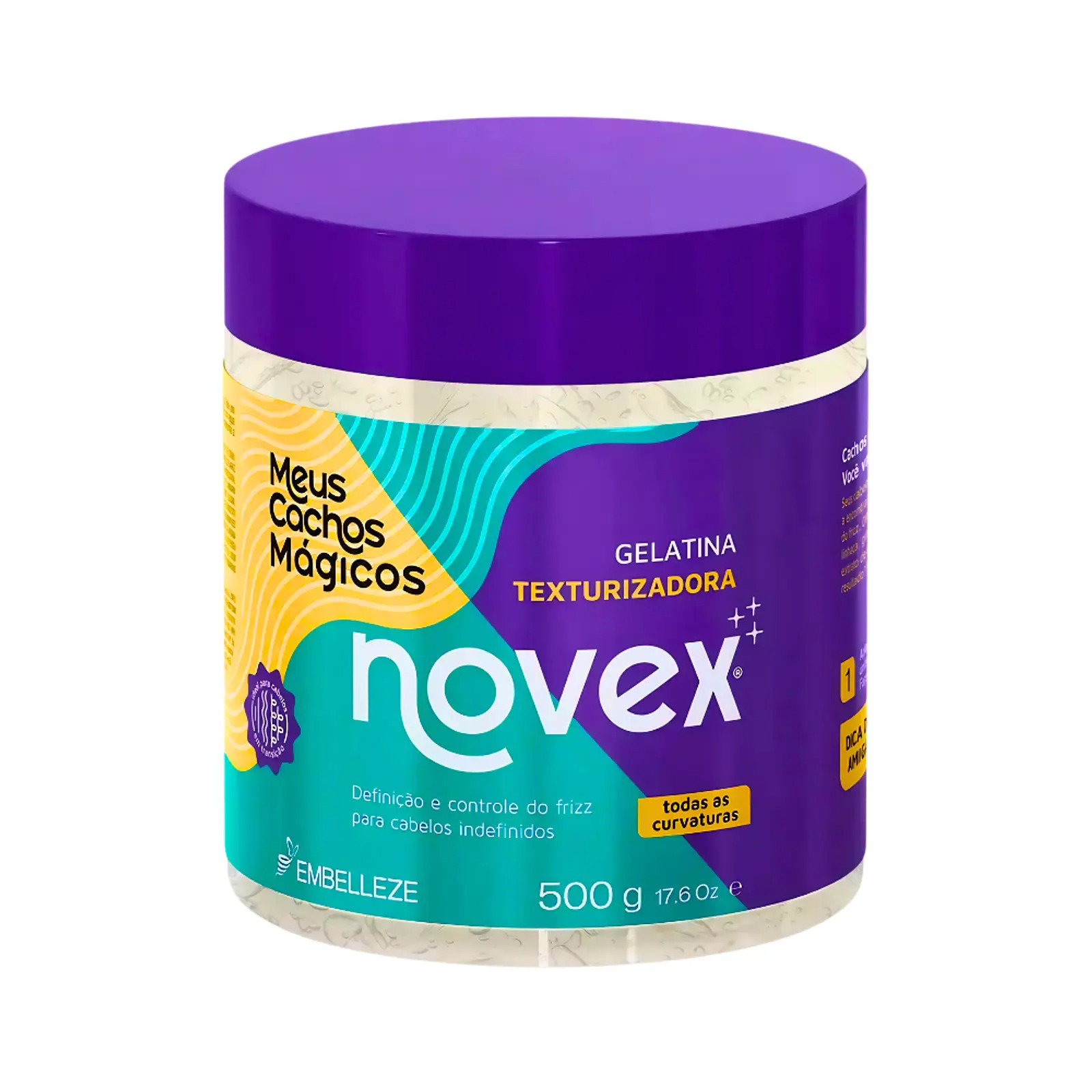 Gelatina Texturizada Meus Cachos Mágicos 500g de Novex