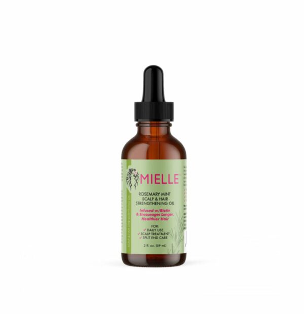 Aceite de romero crecimiento Rosemary Mint Scalp & Hair Strengthening Oil de Mielle de Mielle Naturals
